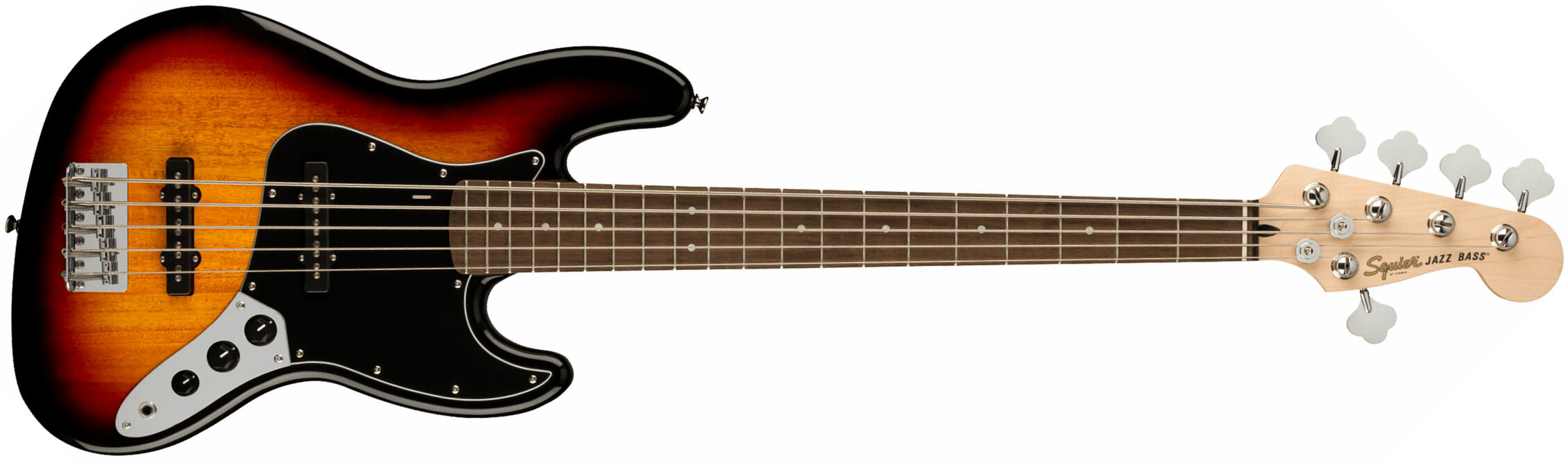 Squier Jazz Bass Affinity V 2021 5-cordes Lau - 3-color Sunburst - Solid body electric bass - Main picture