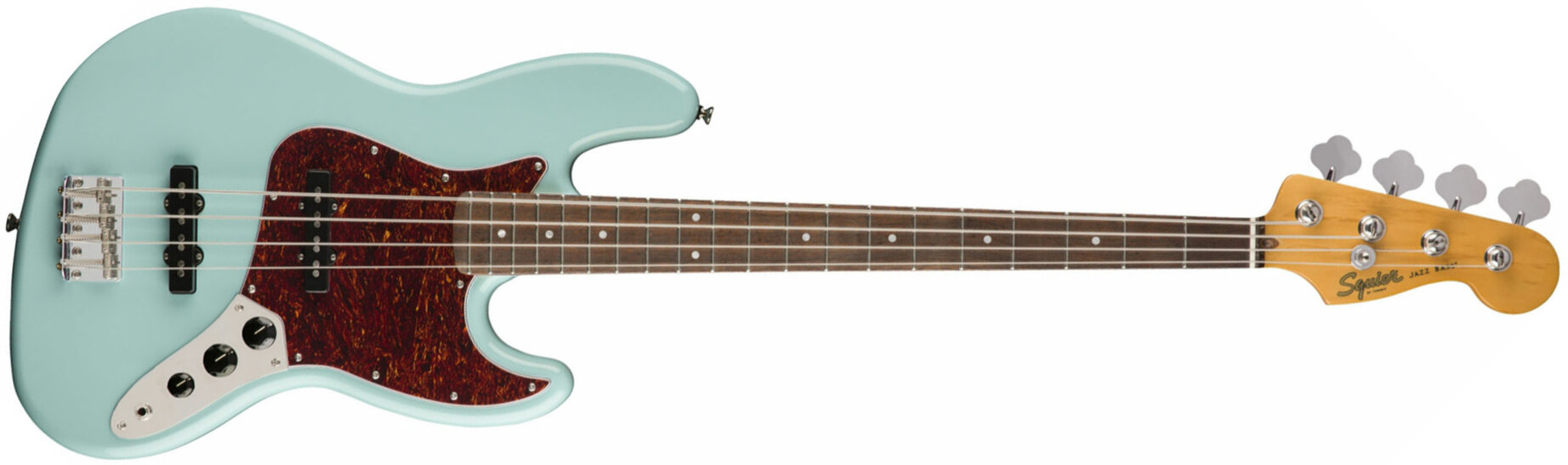Squier Jazz Bass Classic Vibe 60s 2019 Lau - Daphne Blue - Solid body electric bass - Main picture