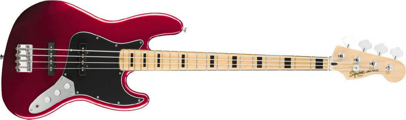 Squier Jazz Bass Vintage Modiifed 70 2013 Mn Candy Apple Red - Solid body electric bass - Main picture