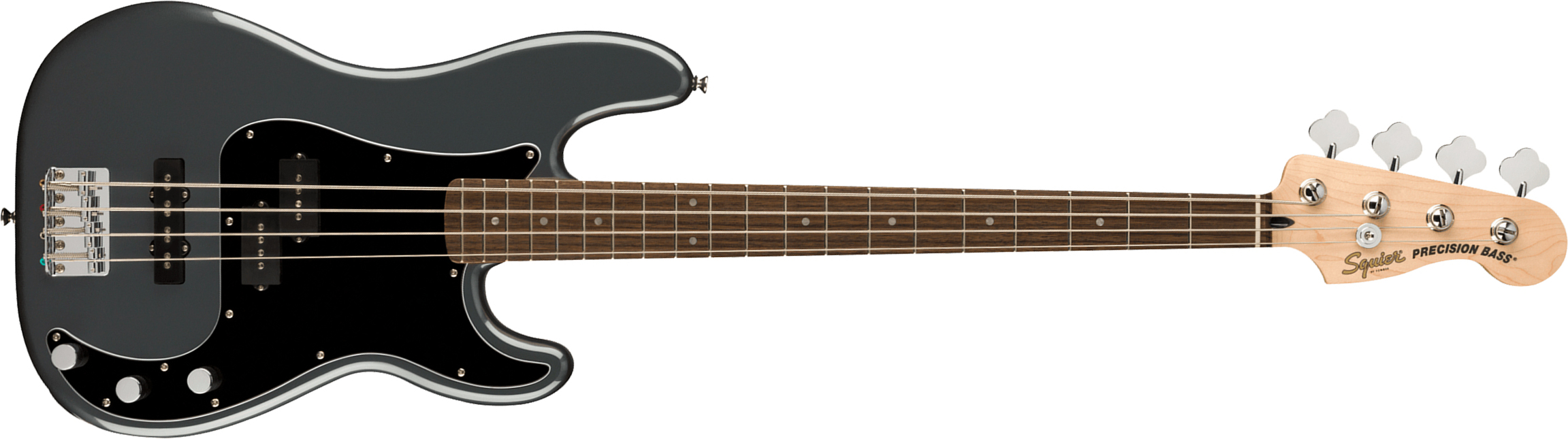 Squier Precision Bass Affinity Pj 2021 Lau - Charcoal Frost Metallic - Solid body electric bass - Main picture