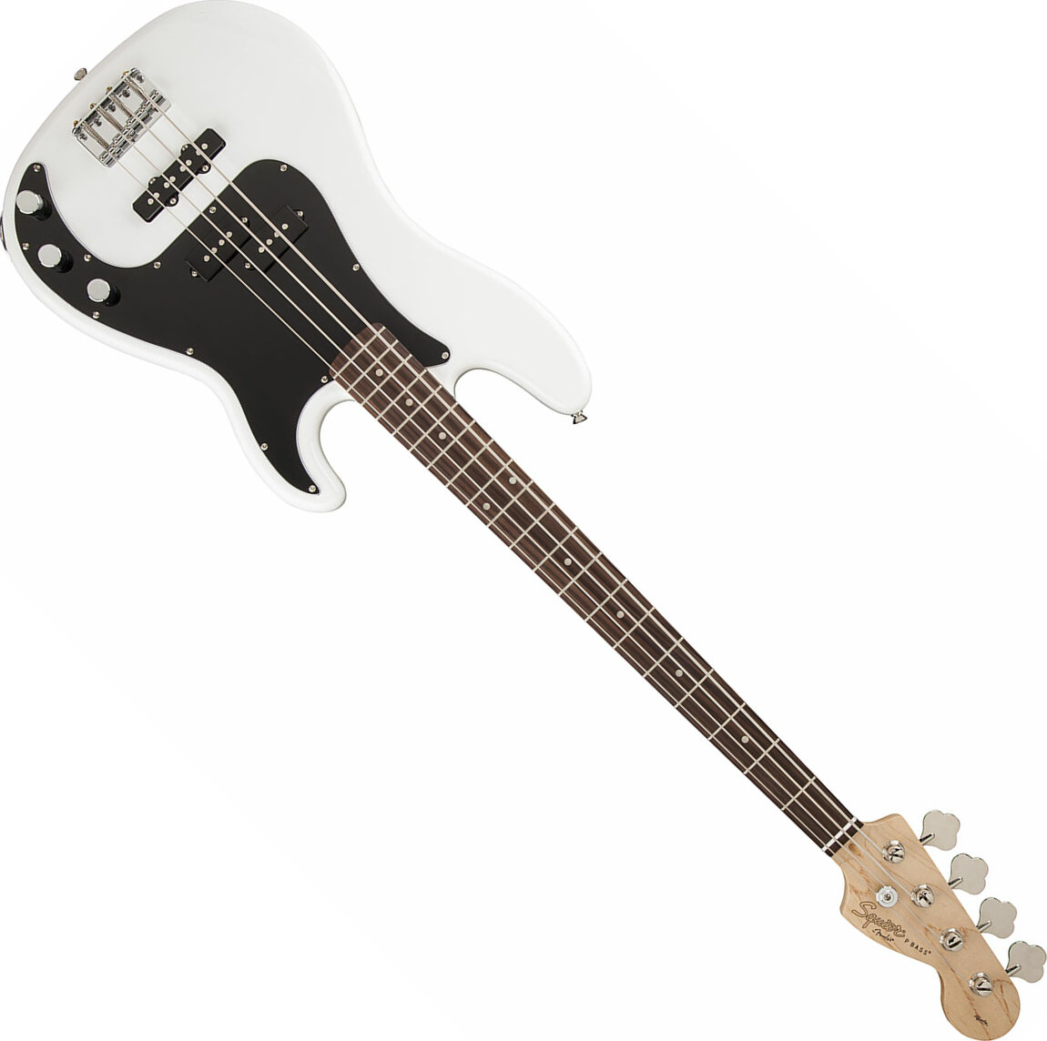 Squier Precision Bass Affinity Series Pj (rw) - Olympic White - Solid body electric bass - Main picture