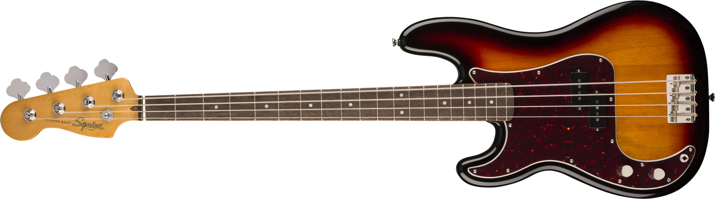 Squier Precision Bass Classic Vibe 60s Lh Gaucher 2019 Lau - 3-color Sunburst - Solid body electric bass - Main picture