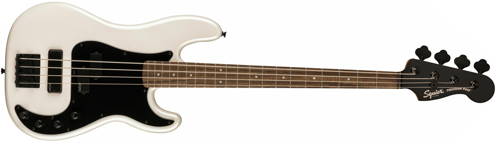 Squier Precision Bass Ph Contemporary Active Lau - Pearl White - Solid body electric bass - Main picture