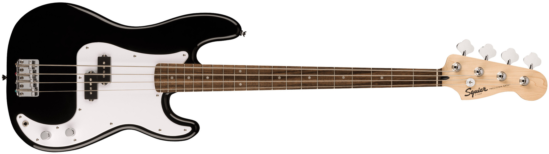 Squier Precision Bass Sonic Lau - Black - Solid body electric bass - Main picture