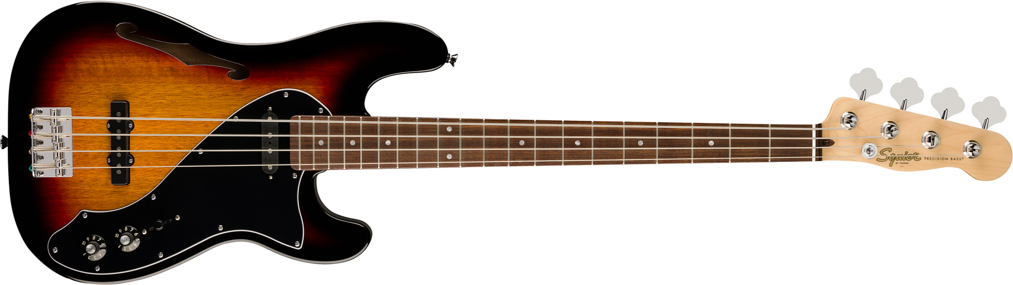 Squier Precision Bass Thinline Sj Paranormal Lau - 3-color Sunburst - Solid body electric bass - Main picture
