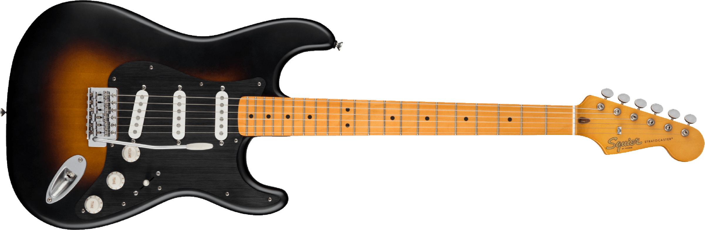 Squier Strat 40th Anniversary Vintage Edition Mn - Satin Wide 2-color Sunburst - Str shape electric guitar - Main picture