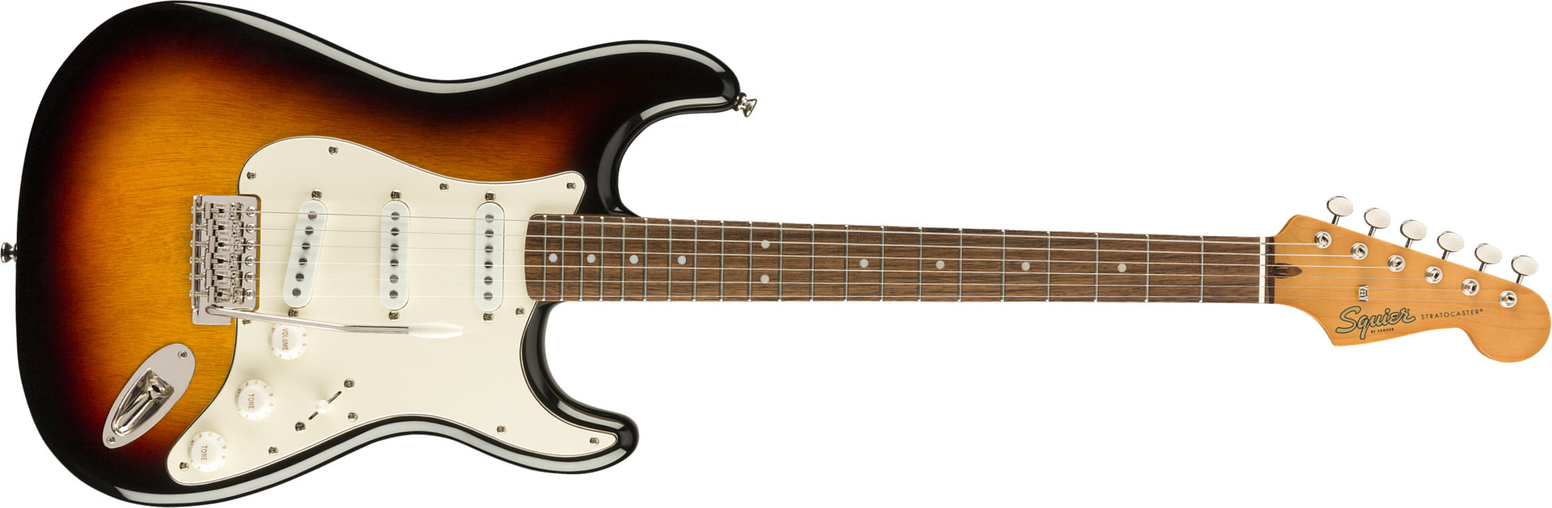 Squier Strat '60s Classic Vibe 2019 Lau 2019 - 3-color Sunburst - Str shape electric guitar - Main picture