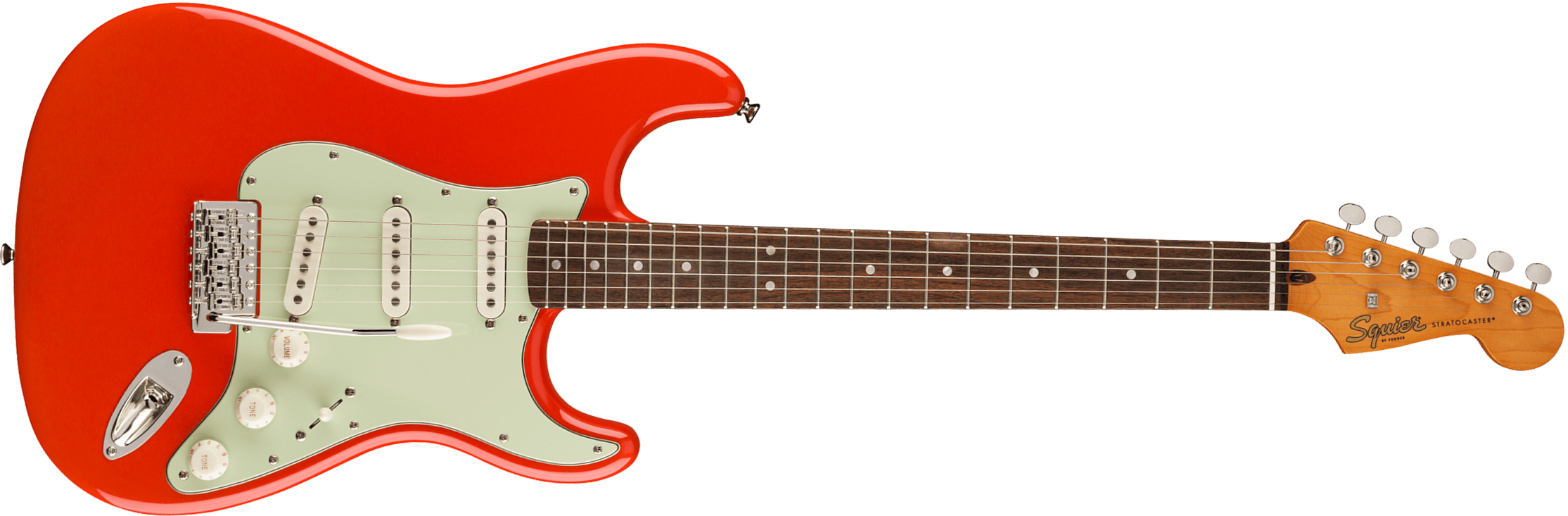 Squier Strat '60s Classic Vibe Fsr Ltd Lau - Fiesta Red - Str shape electric guitar - Main picture