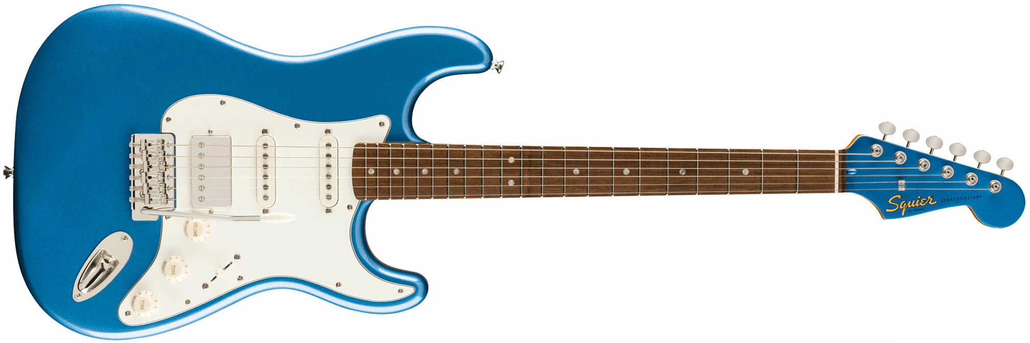 Squier Strat 60s Classic Vibe Ltd Hss Trem Lau - Lake Placid Blue - Retro rock electric guitar - Main picture