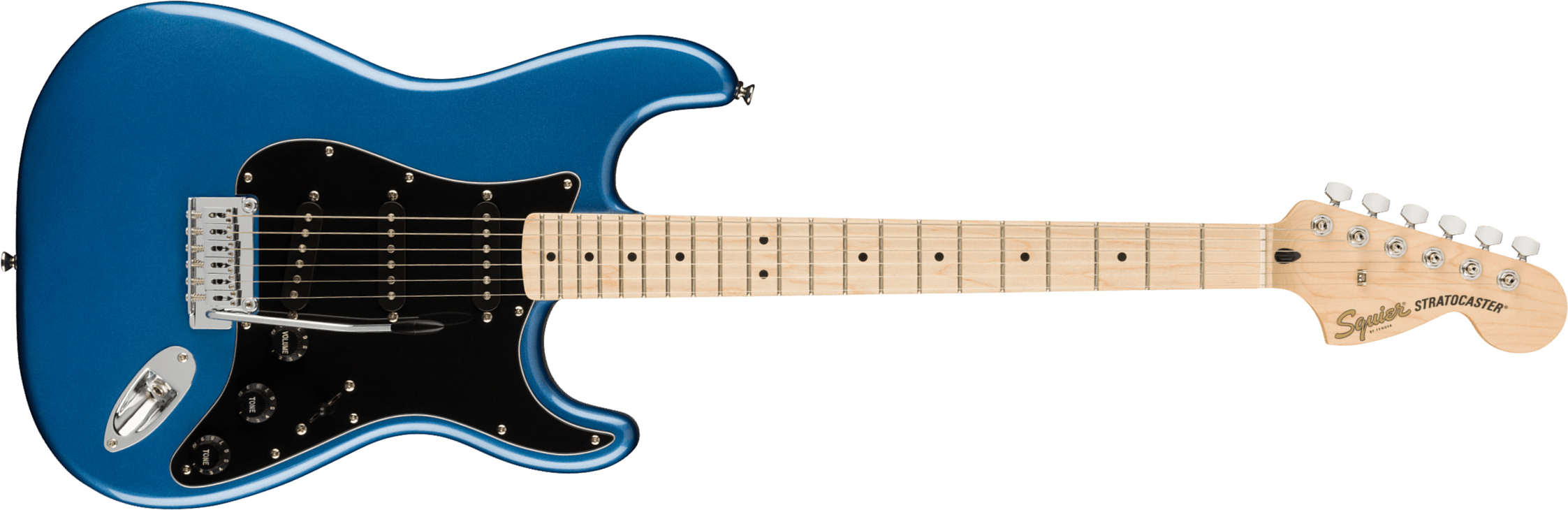 Squier Strat Affinity 2021 Sss Trem Mn - Lake Placid Blue - Str shape electric guitar - Main picture