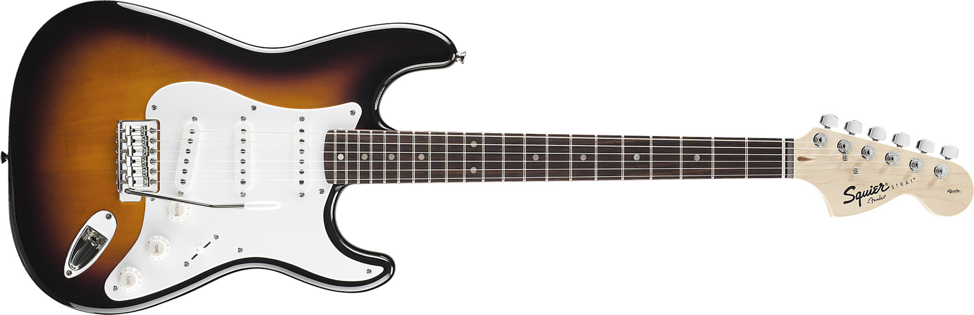 Squier Strat Affinity Series 3s Lau - Brown Sunburst - Str shape electric guitar - Main picture