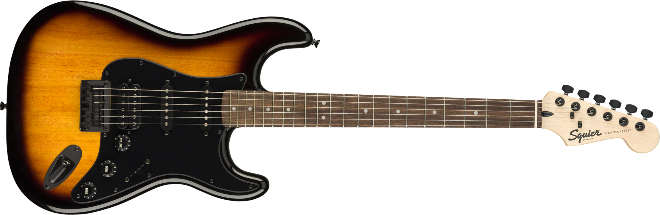 Squier Strat Bullet Fsr Ltd Hss Ht Lau - 2-color Sunburst - Str shape electric guitar - Main picture