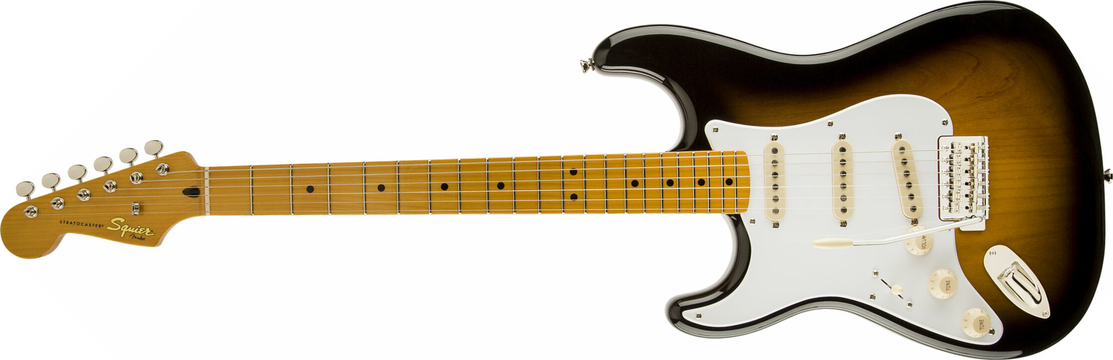 Squier Strat Classic Vibe '50s Lh Gaucher Mn - 2-color Sunburst - Left-handed electric guitar - Main picture