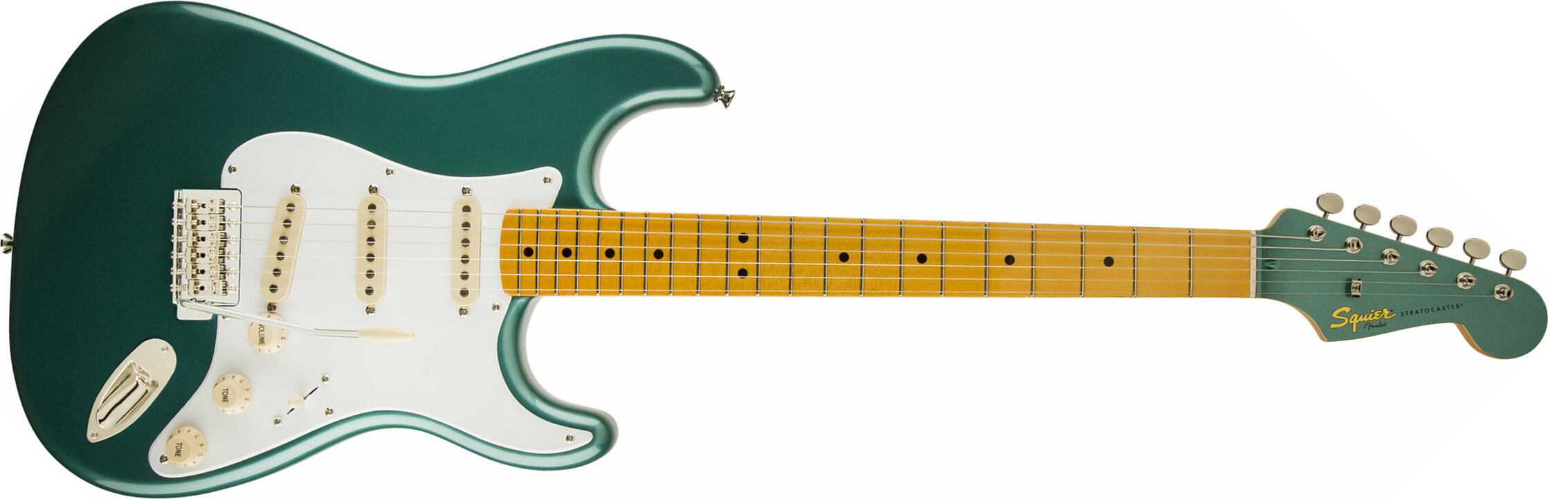 Squier Strat Classic Vibe '50s Mn - Sherwood Green Metallic - Str shape electric guitar - Main picture