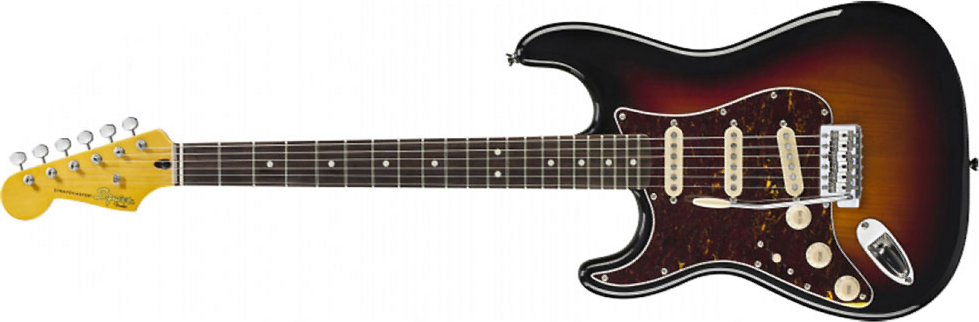Squier Strat Classic Vibe '60s Lh Gaucher Rw - 3-color Sunburst - Left-handed electric guitar - Main picture