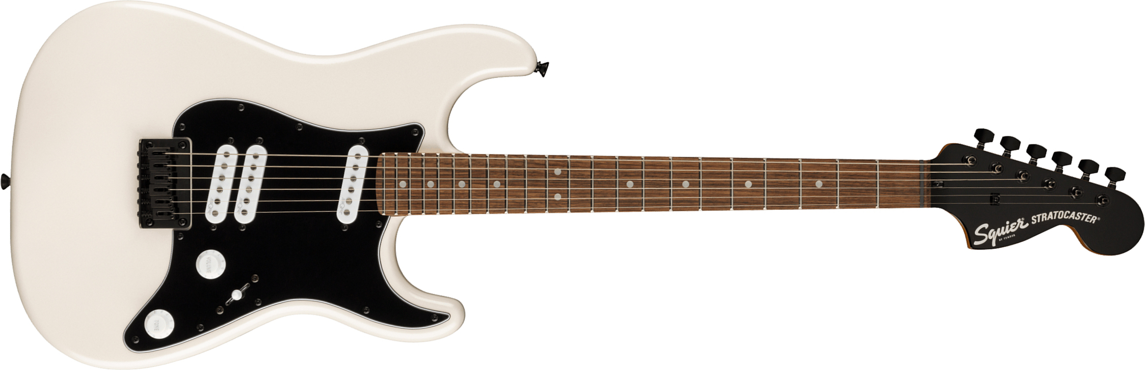 Squier Strat Contemporary Special Ht Sss Lau - Pearl White - Str shape electric guitar - Main picture
