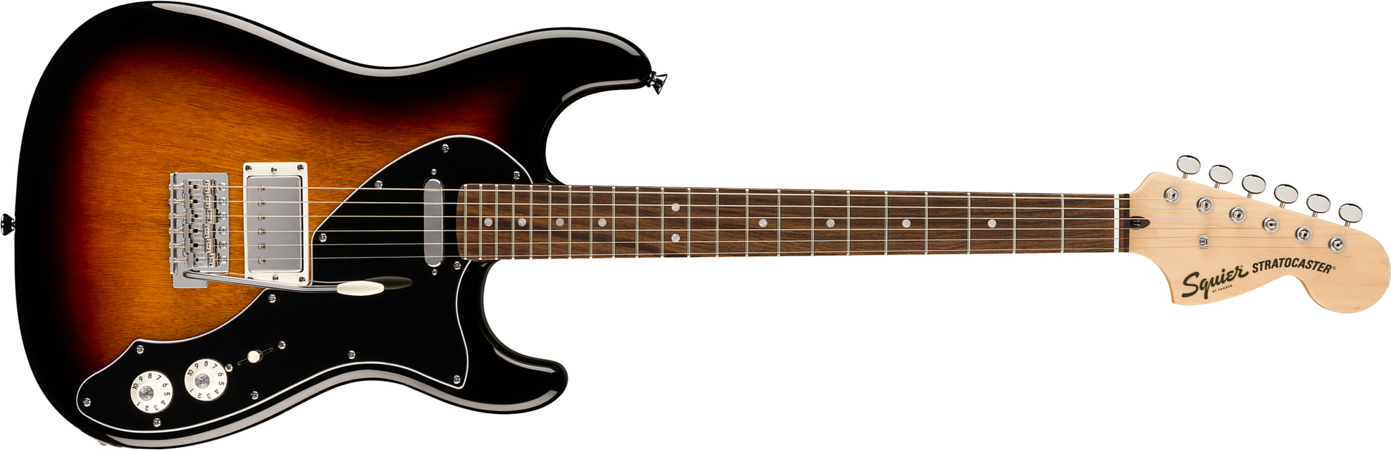 Squier Strat Deluxe Paranormal Hs Trem Lau - 3-color Sunburst - Str shape electric guitar - Main picture