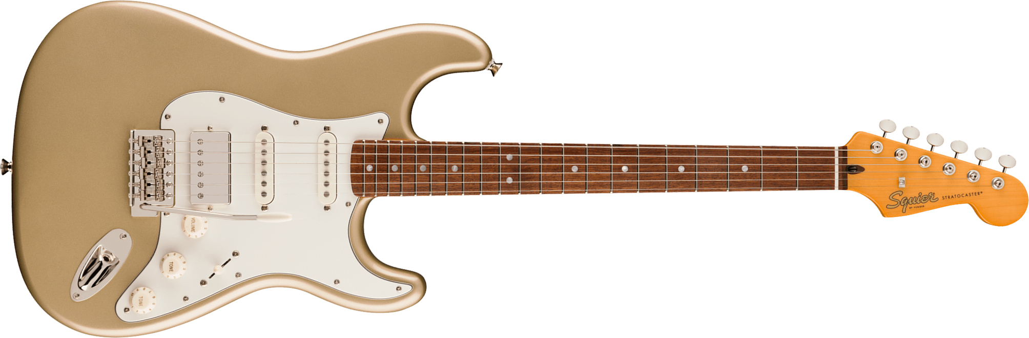Squier Strat Hss 60s Classic Vibe Fsr Ltd Trem Lau - Shoreline Gold - Str shape electric guitar - Main picture