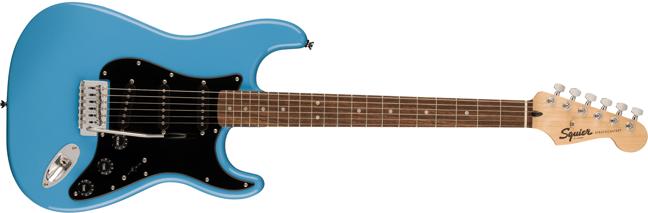 Squier Strat Sonic 3s Trem Lau - California Blue - Str shape electric guitar - Main picture