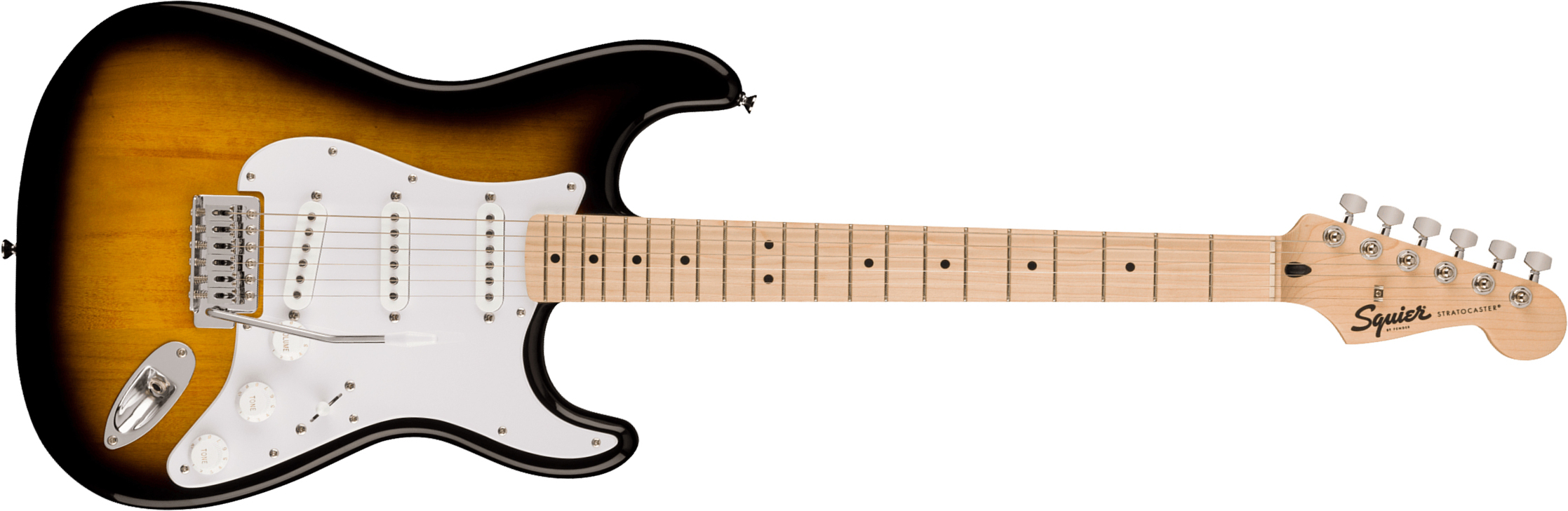 Squier Strat Sonic 3s Trem Mn - 2-color Sunburst - Str shape electric guitar - Main picture