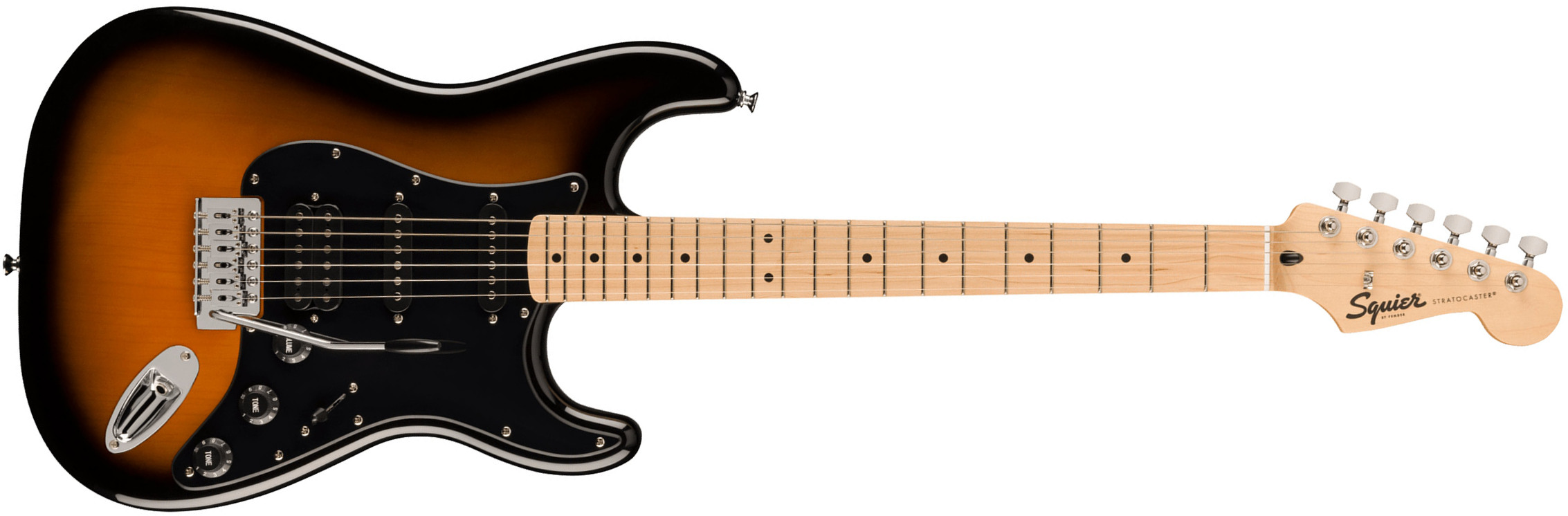 Squier Strat Sonic Hss Trem Mn - 2-color Sunburst - Str shape electric guitar - Main picture