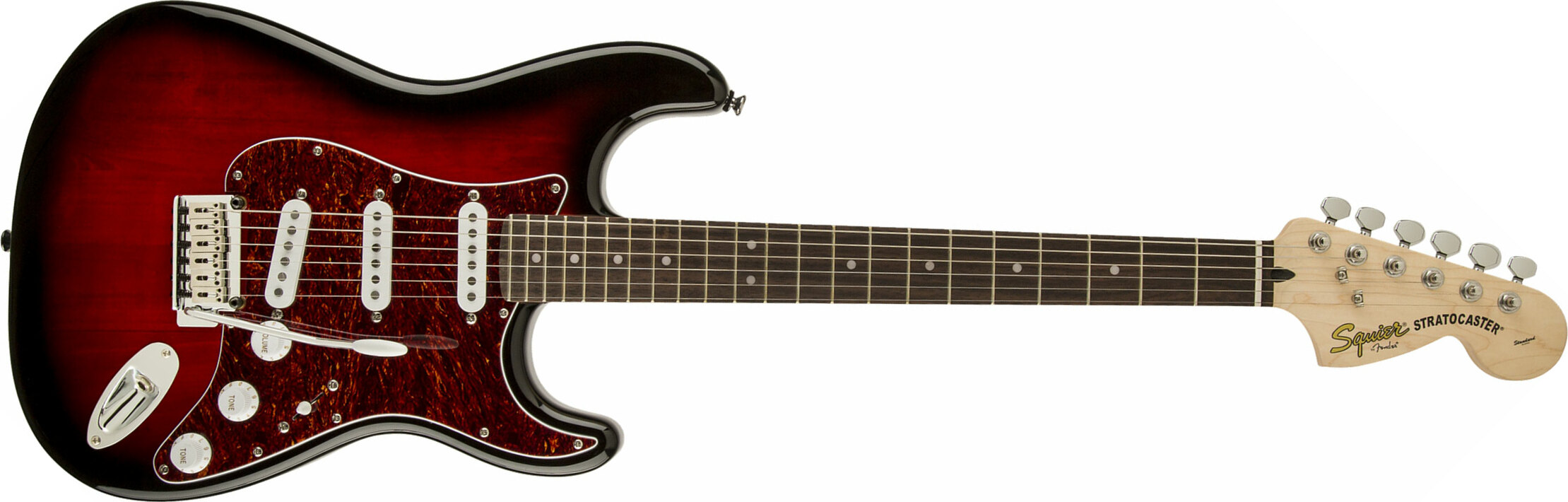Squier Strat Standard Rw - Antique Burst - Str shape electric guitar - Main picture