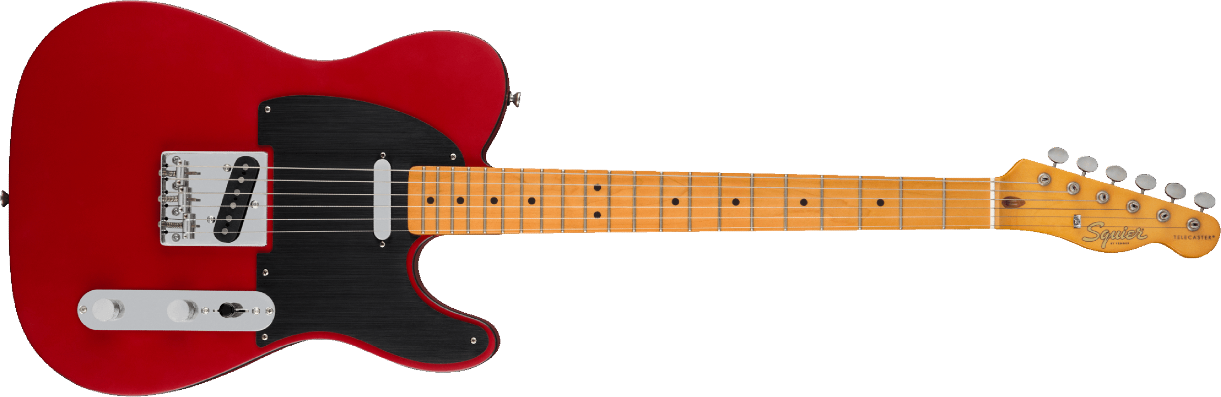 Squier Tele 40th Anniversary Vintage Edition Mn - Satin Dakota Red - Tel shape electric guitar - Main picture