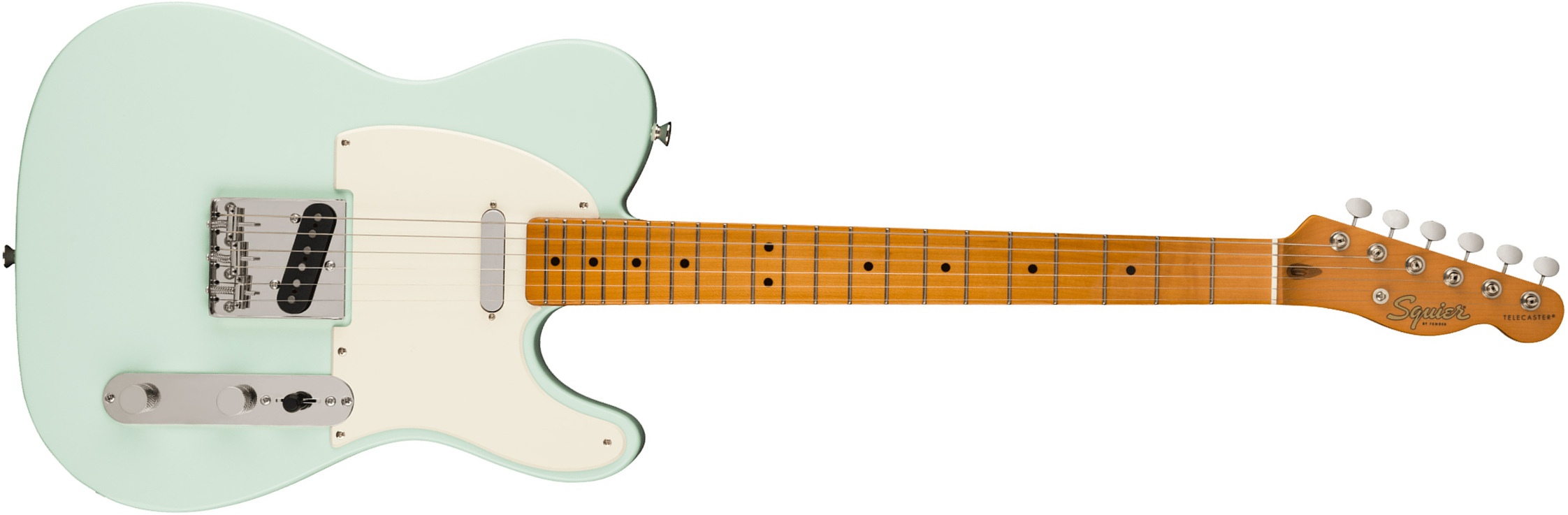 Squier Tele '50s Parchment Pickguard Classic Vibe Fsr 2s Ht Mn - Sonic Blue - Tel shape electric guitar - Main picture