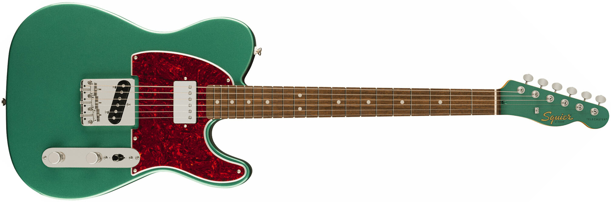 Squier Tele 60s Classic Vibe Ltd Sh Ht Lau - Sherwood Green W. Matching Headstock - Tel shape electric guitar - Main picture