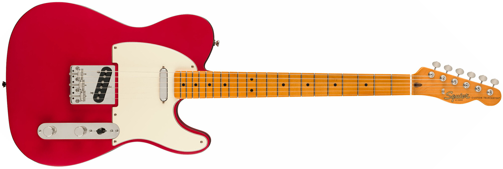 Squier Tele 60s Custom Classic Vibe Ltd 2s Ht Mn - Satin Dakota Red - Tel shape electric guitar - Main picture