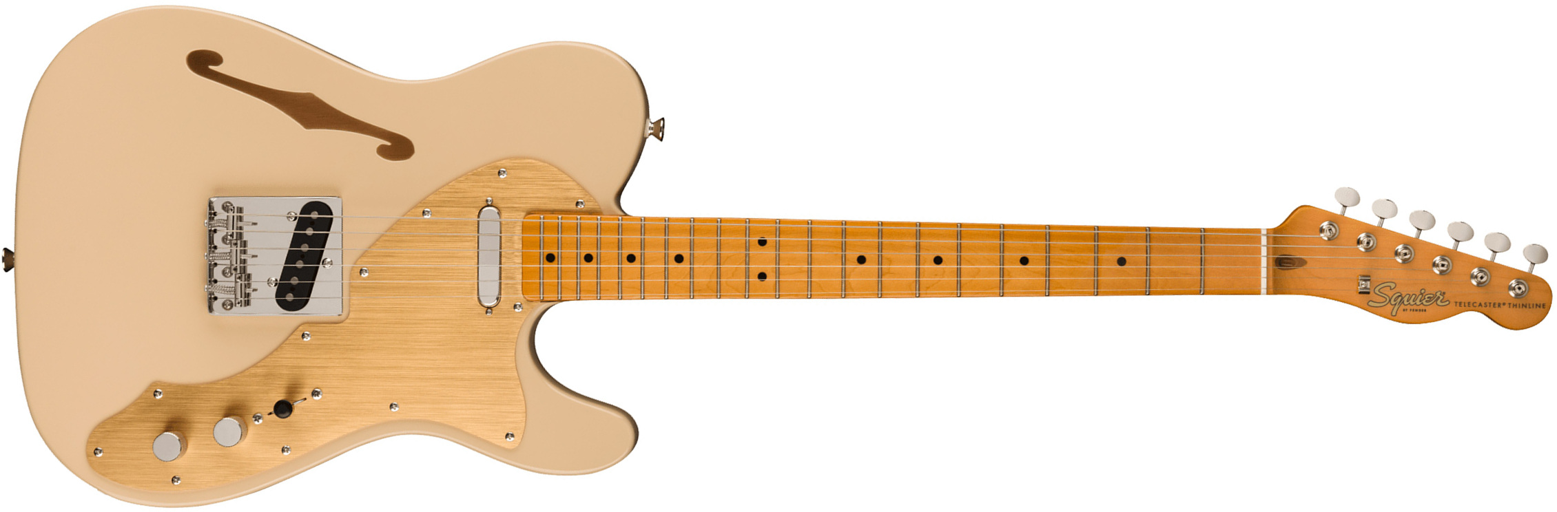 Squier Tele '60s Thinline Gold Anodized Pickguard Classic Vibe Fsr 2s Ht Mn - Desert Sand - Tel shape electric guitar - Main picture
