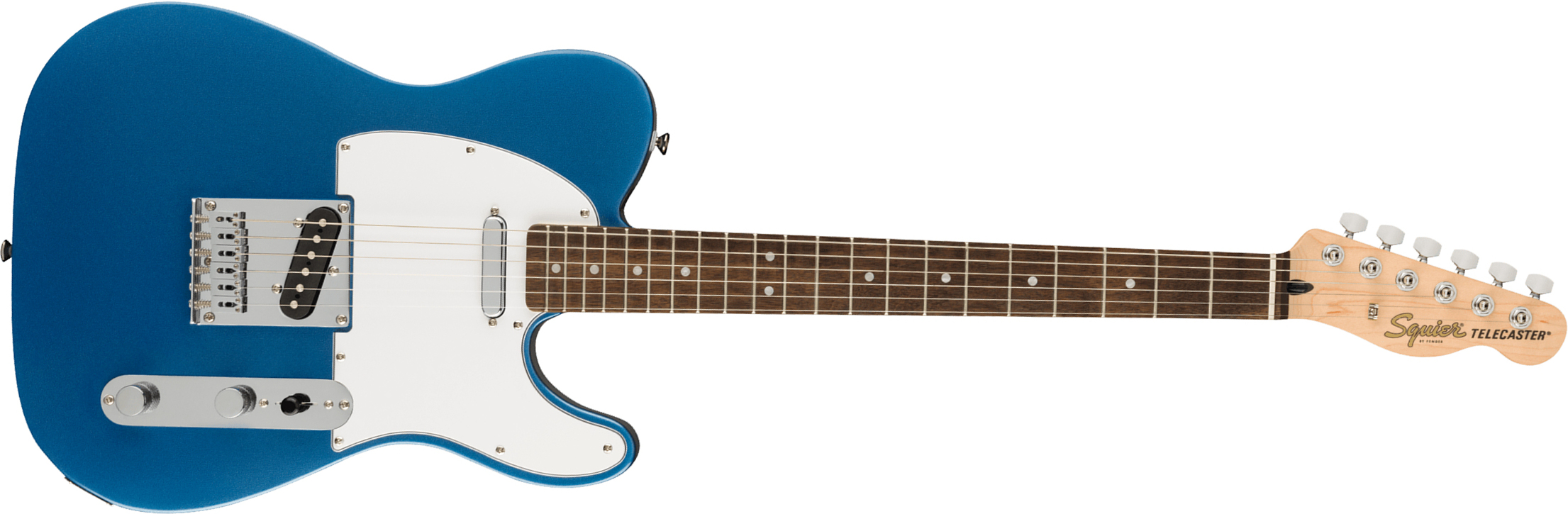 Squier Tele Affinity 2021 2s Lau - Lake Placid Blue - Semi-hollow electric guitar - Main picture