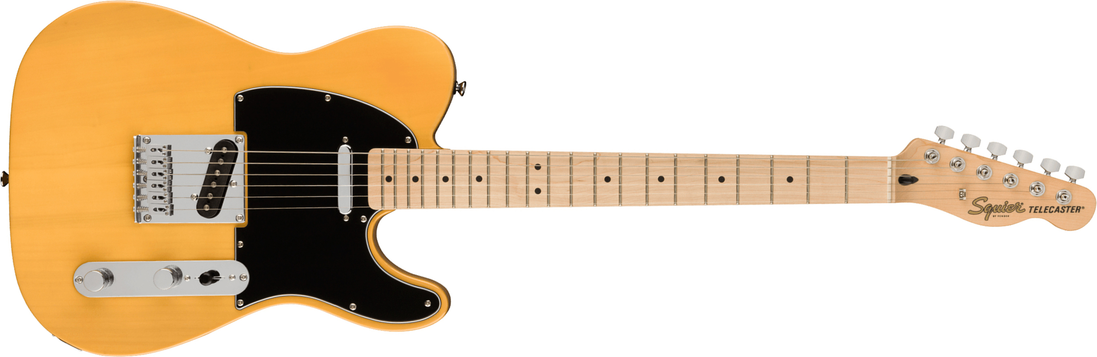 Squier Tele Affinity 2021 2s Mn - Butterscotch Blonde - Tel shape electric guitar - Main picture