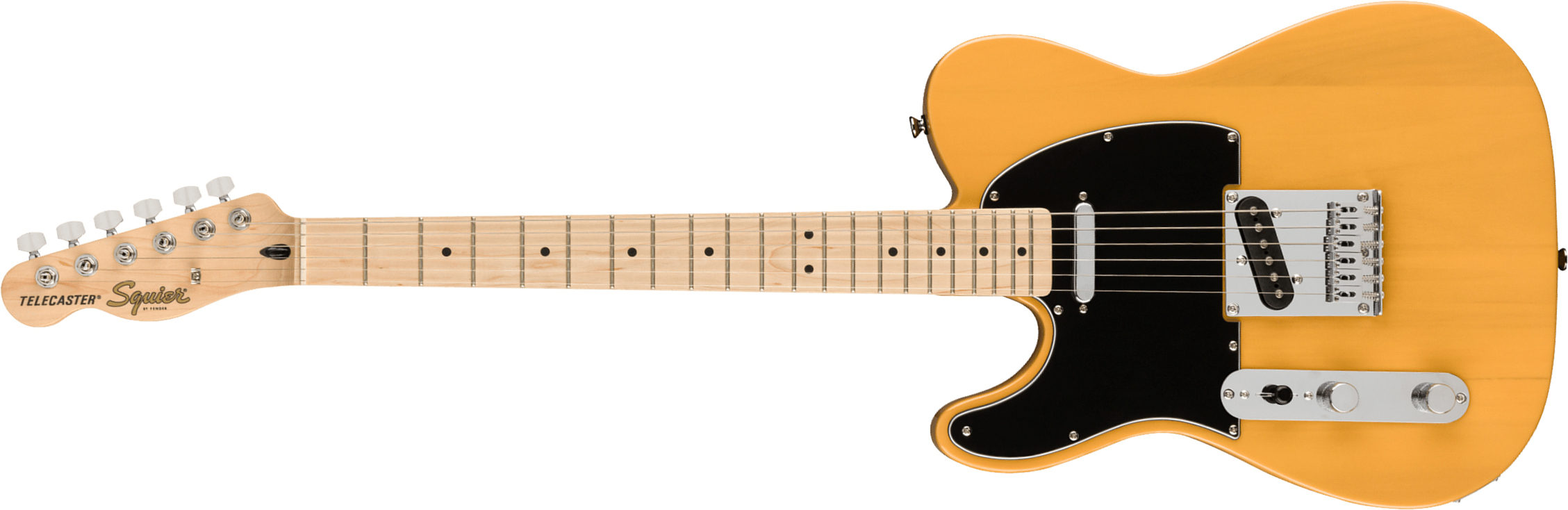 Squier Tele Affinity Gaucher 2021 2s Mn - Butterscotch Blonde - Left-handed electric guitar - Main picture