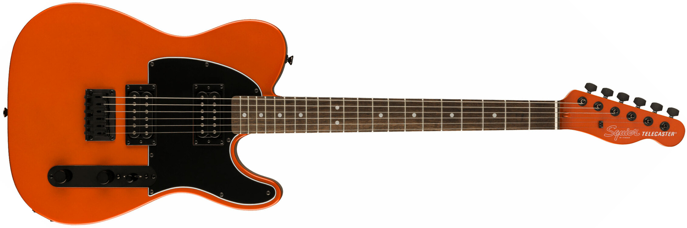 Squier Tele Affinity Hh Fsr 2h Ht Lau - Metallic Orange - Tel shape electric guitar - Main picture