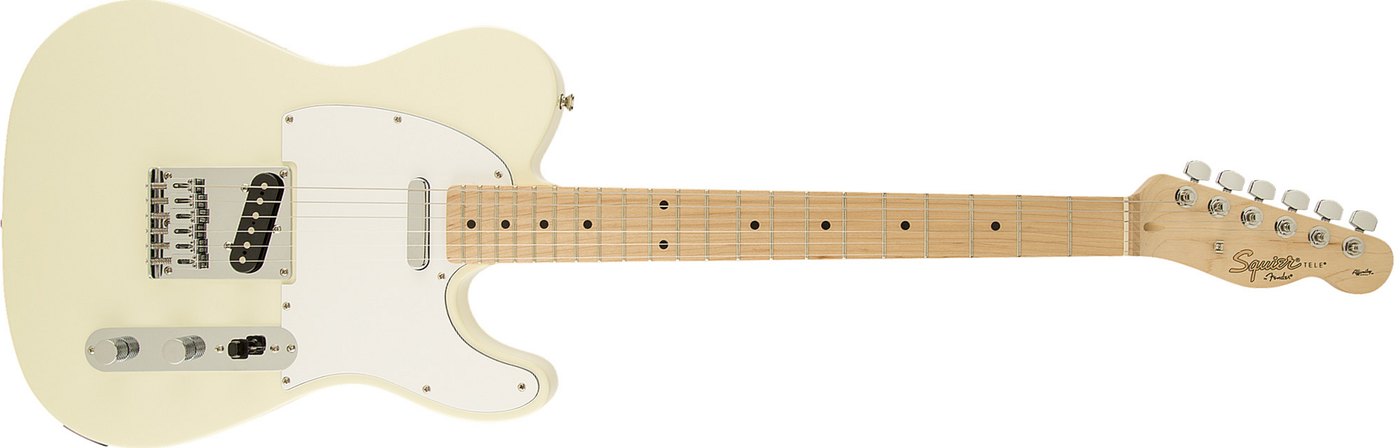 Squier Tele Affinity Series 2013 Mn - Arctic White - Tel shape electric guitar - Main picture
