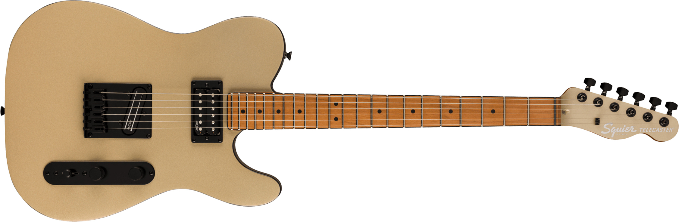 Squier Tele Contemporary Rh Hh Ht Mn - Shoreline Gold - Tel shape electric guitar - Main picture
