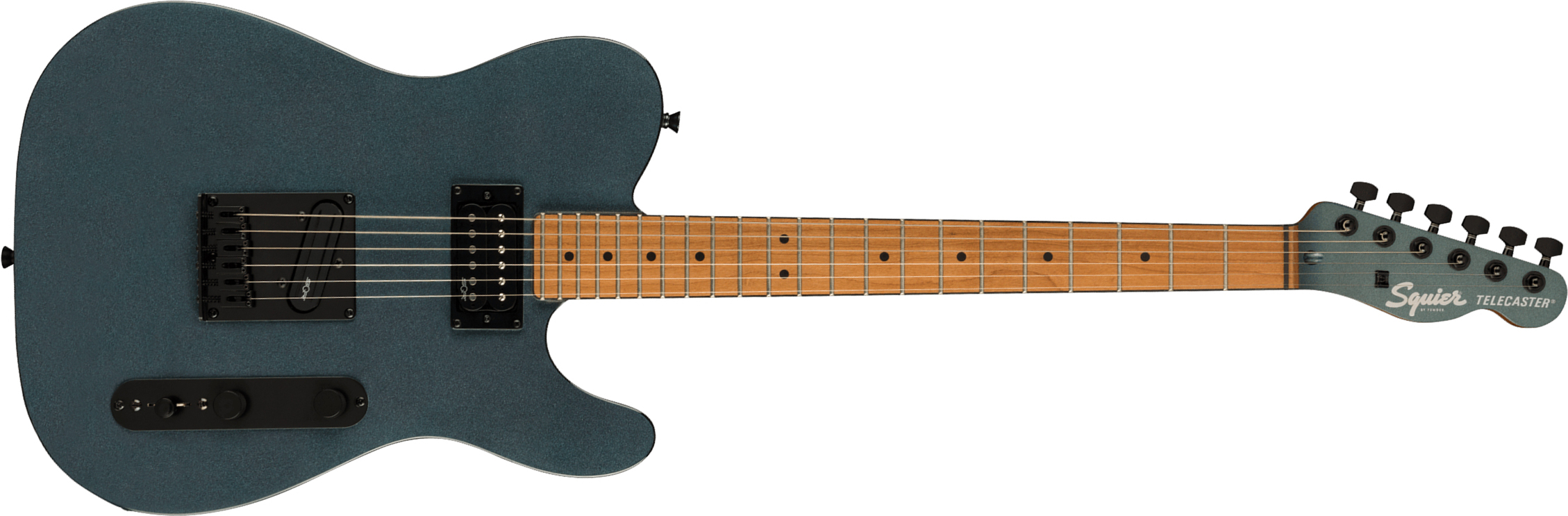 Squier Tele Contemporary Rh Hh Ht Mn - Gunmetal Metallic - Tel shape electric guitar - Main picture