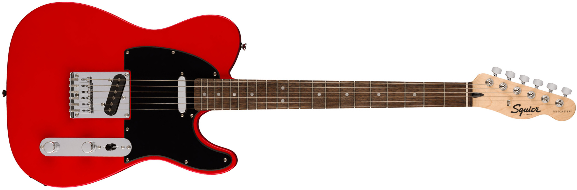 Squier Tele Sonic 2s Ht Lau - Torino Red - Tel shape electric guitar - Main picture