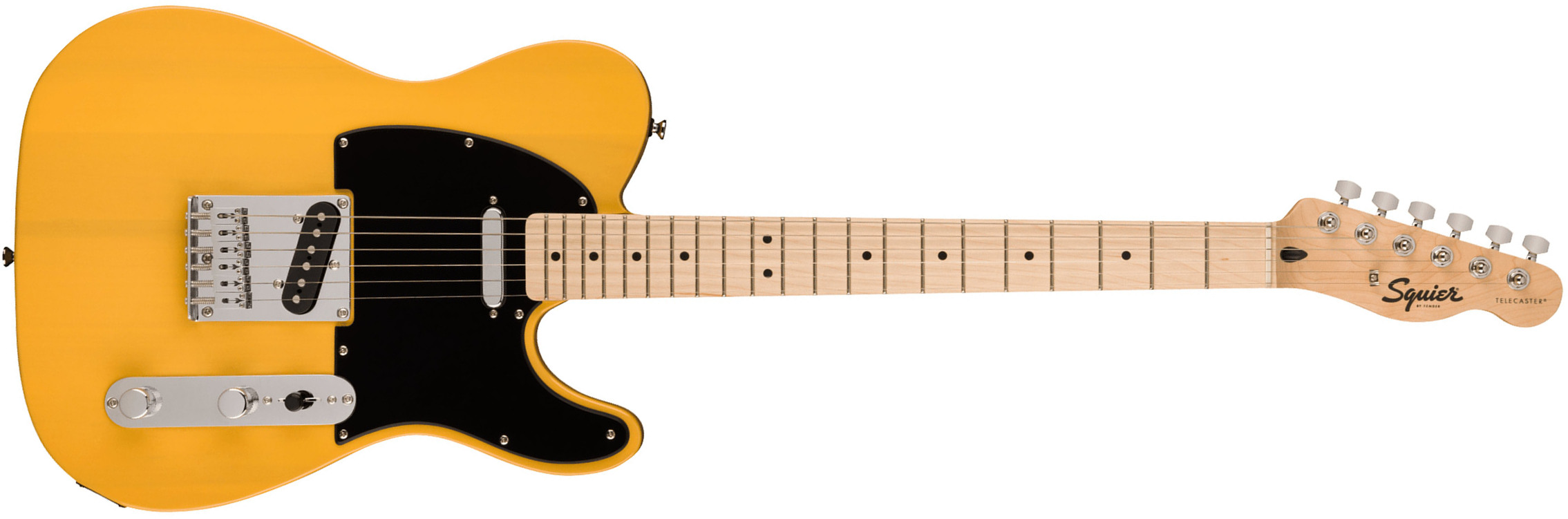 Squier Tele Sonic 2s Ht Mn - Butterscotch Blonde - Tel shape electric guitar - Main picture