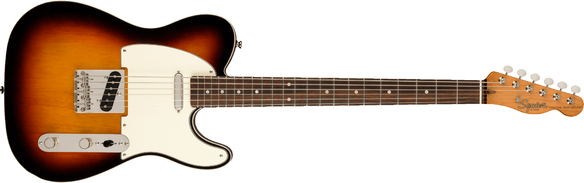 Squier Telecaster Classic Vibe Baritone Custom Ht Rw - 3-color Sunburst - Baritone guitar - Main picture