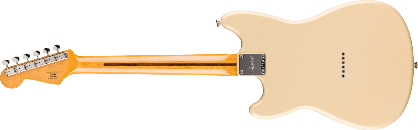 Squier Duo-sonic Hs Classic Vibe Shsc Ht Lau - Desert Sand - Retro rock electric guitar - Variation 1