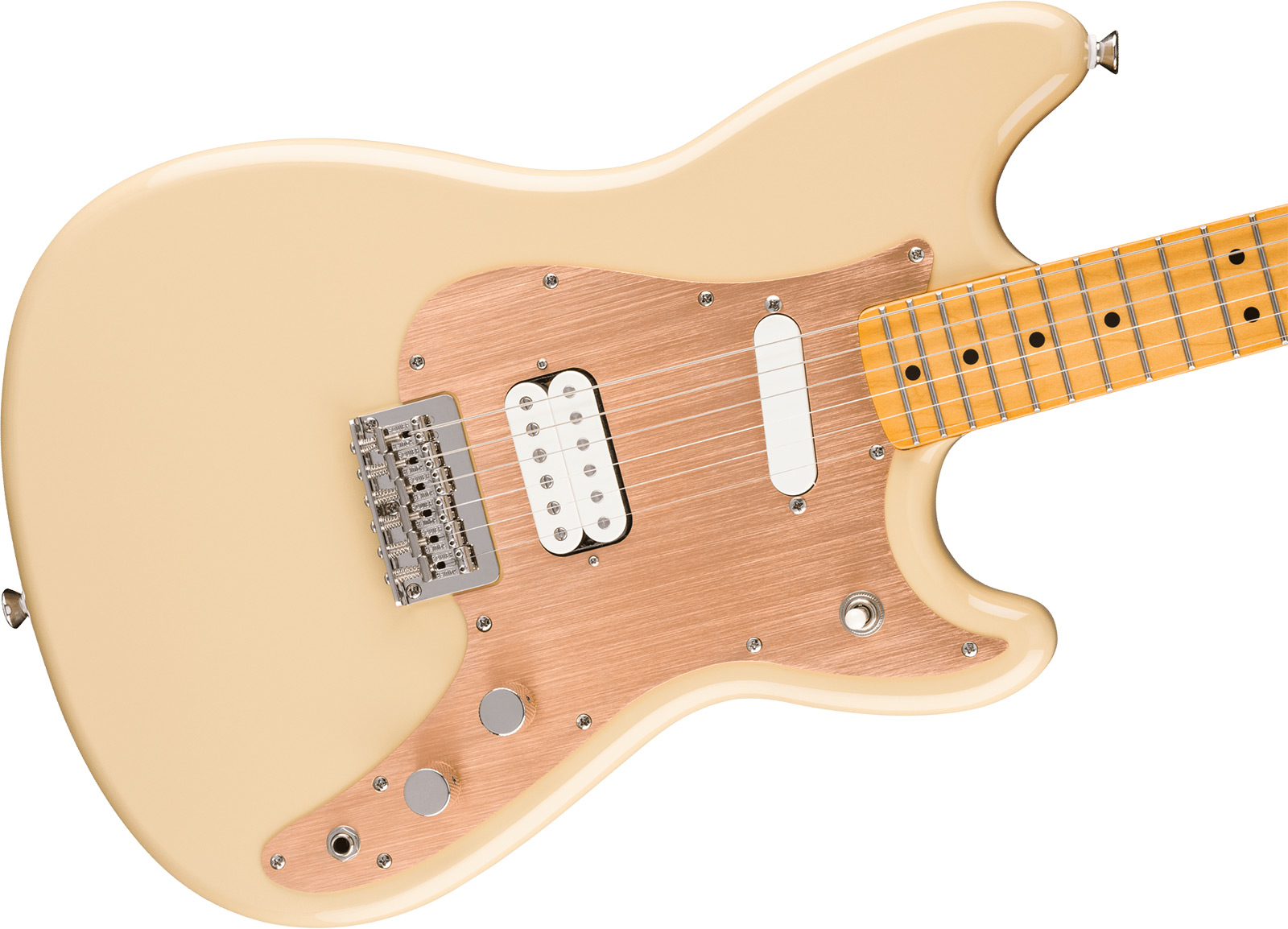 Squier Duo-sonic Hs Classic Vibe Shsc Ht Lau - Desert Sand - Retro rock electric guitar - Variation 2