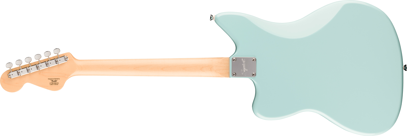 Squier Electric Vi Paranormal Shsc 2s Trem Lau - Daphne Blue - Retro rock electric guitar - Variation 1