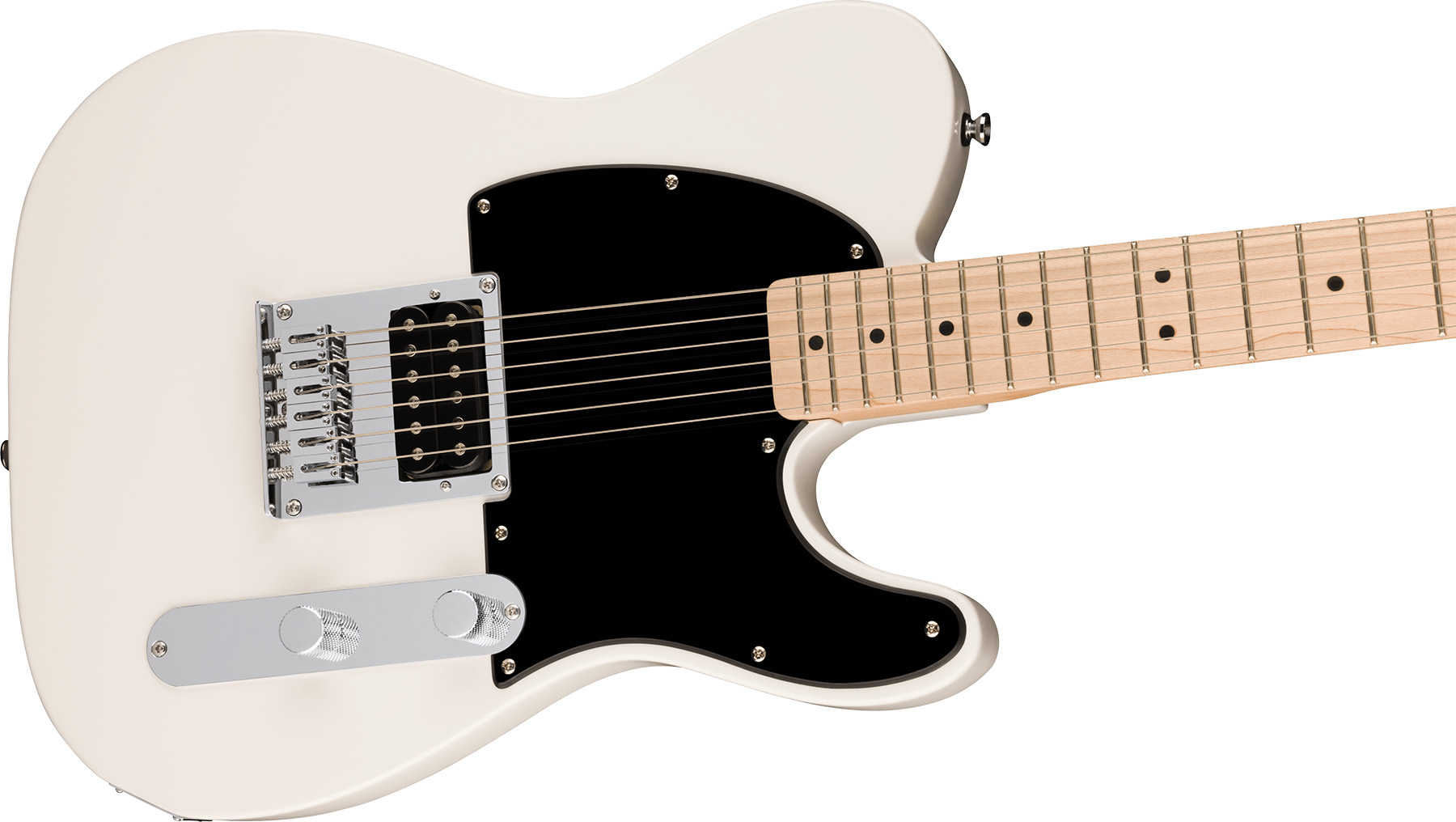 Squier Esquire/tele Sonic H Ht Mn - Arctic White - Tel shape electric guitar - Variation 2