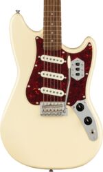 Retro rock electric guitar Squier Cyclone Paranormal - Polar white