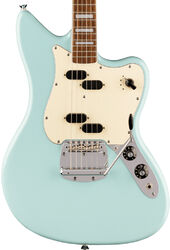 Retro rock electric guitar Squier Paranormal Electric VI - Daphne blue