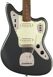 Retro rock electric guitar Squier FSR Classic Vibe '60s Jaguar - Charcoal frost metallic