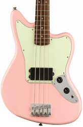 Solid body electric bass Squier FSR Affinity Series Jaguar Bass H - Shell pink
