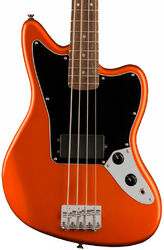 Solid body electric bass Squier FSR Affinity Series Jaguar Bass H - Metallic orange